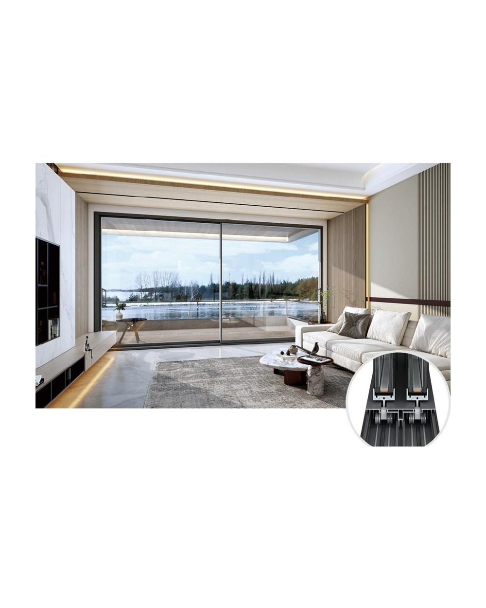 140 Series Thermally Broken Panoramic Sliding Door
