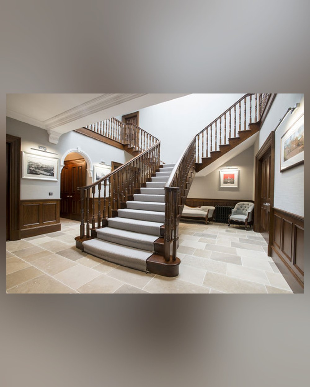Wooden Handrail Staircase Design 58
