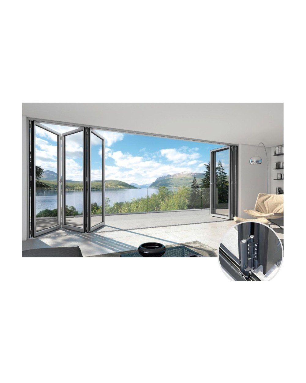 70 Series Thermally Broken Folding Door