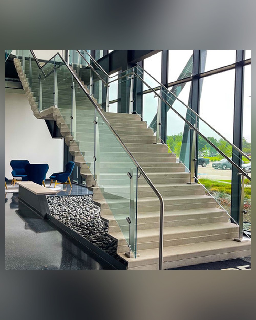 Stainless Steel Staircase Design 44