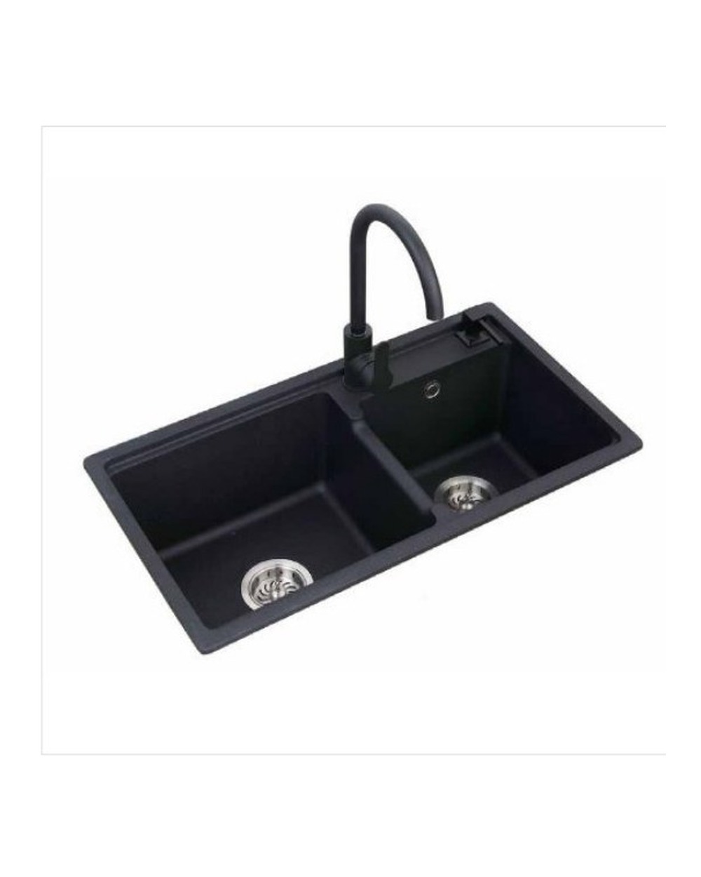 Quartz Stone Double Groove (Black)